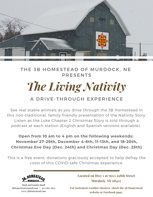 Living Nativity Flyer 2020