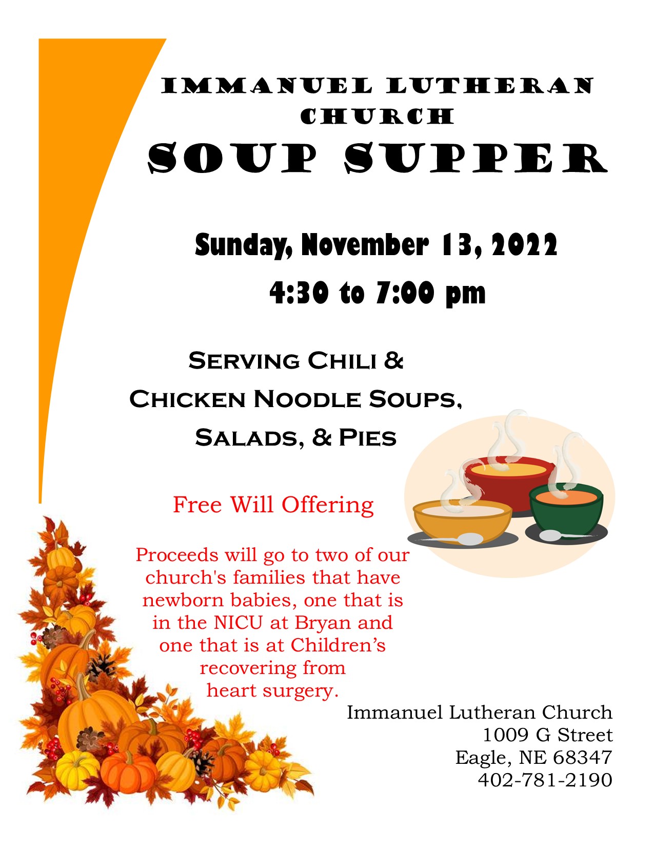 2022 Soup Supper Flyer