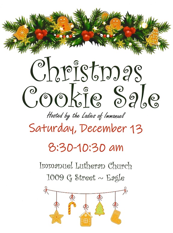 2025 Cookie Sale Flier