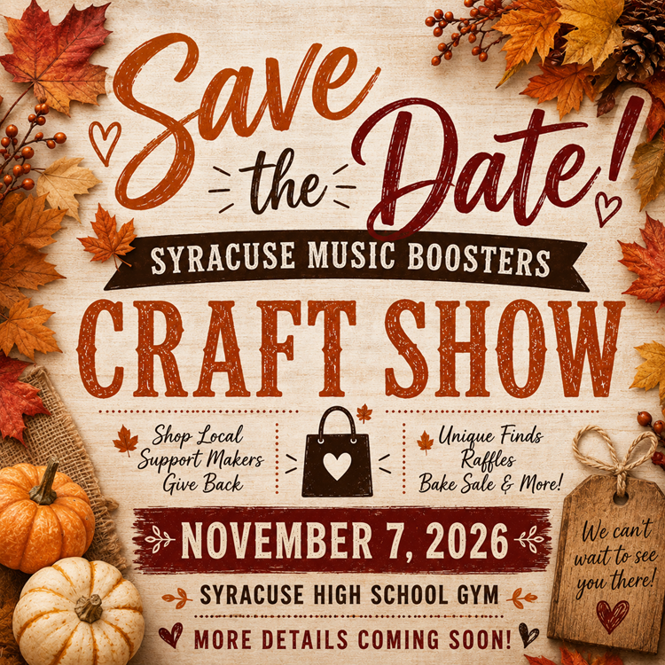 2026 Craft Show Save the Date for Customers