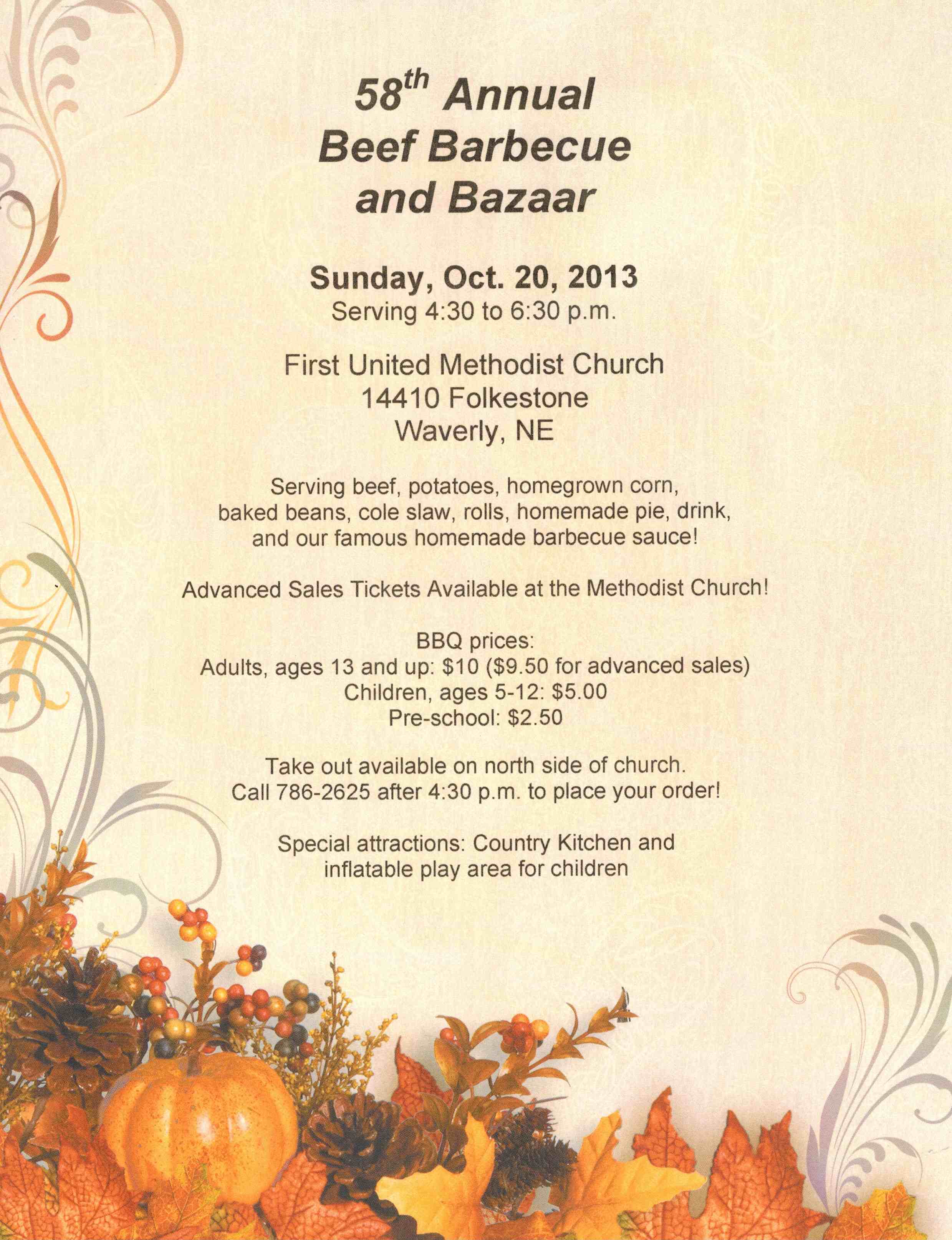 BBQ flyer - Waverly