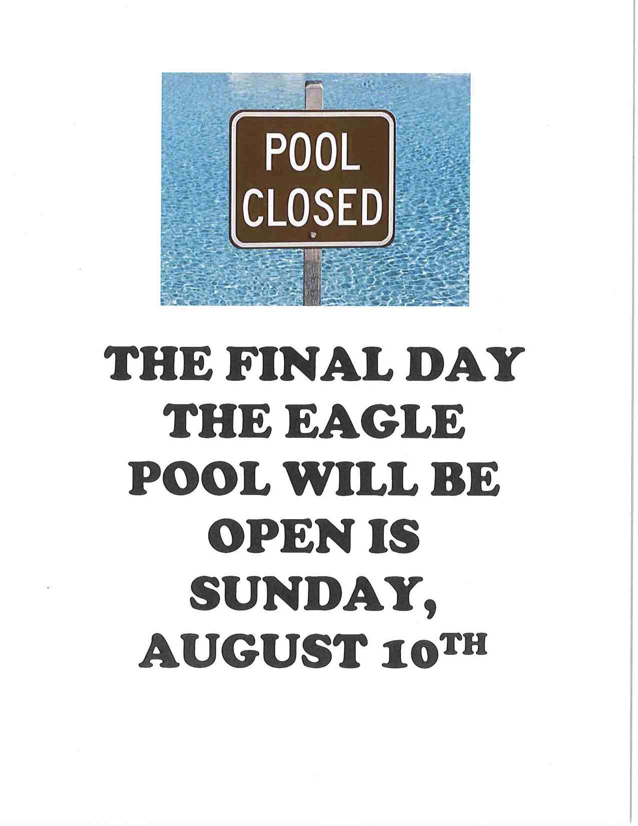 Pool Closing